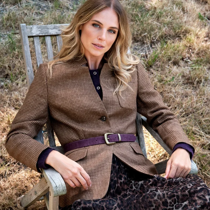 Purdey visual van vrouw in damesmode van het merk
