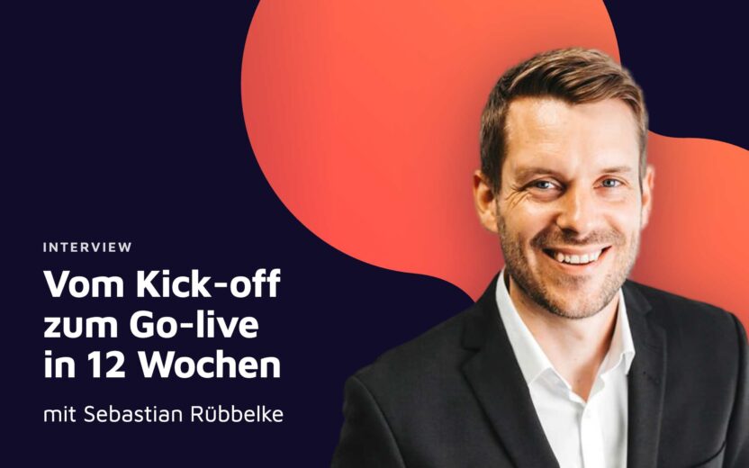 Startbild des Videointerviews mit valantic Experte Sebastian Rübbelke zu SAP Cloud ERP.