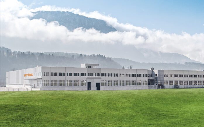 Image of the STIHL Tirol buildings on its premises in Langkampfen, valantic customer