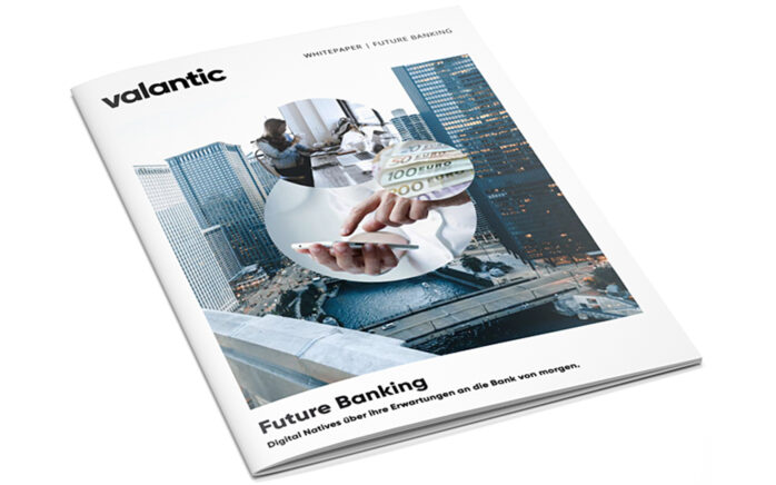 Bild einer Zeitschrift, valantic Whitepaper "Future Banking"