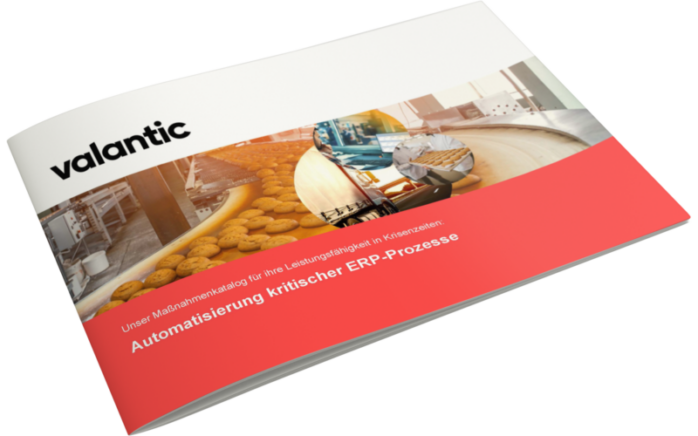 Bild einer Zeitschrift, valantic Maßnahmenpaket zur Entwicklung von Robotic Process Automation Prozessen in SAP ERP-Systemen