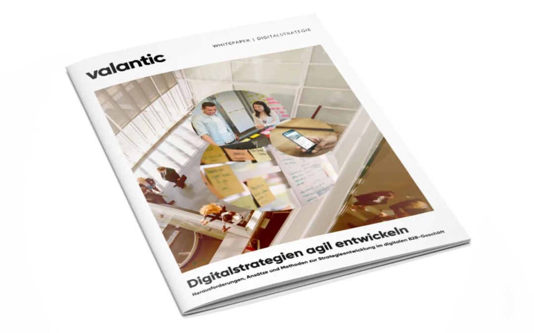 Bild einer Zeitschrift, valantic Whitepaper Digitalstrategien agil entwickeln