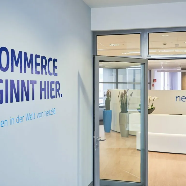 Bild eines Eingangsbereichs, valantic Niederlassung netz98 Mainz