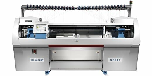 Bild einer Strickmaschine, valantic Case Study Stoll Strickmaschinen