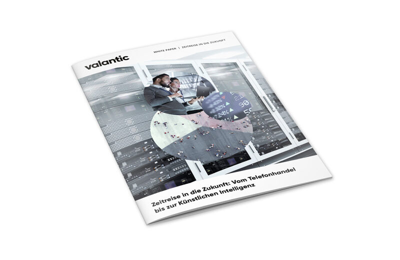Bild einer Zeitschrift, valantic, Zeitreise in die Zukunft: Vom Telefonhandel bis zur Künstlichen Intelligenz