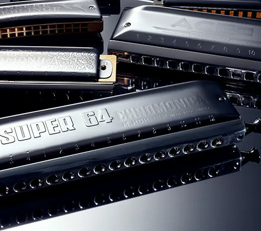 closeup of harmonicas, valantic Case Study Hohner and Sonor