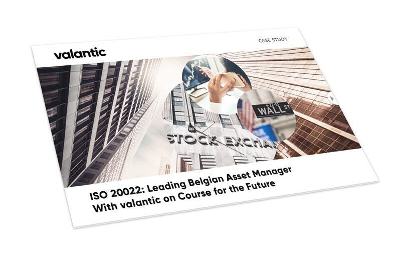 Bild einer Zeitschrift, valantic Case Study ISO 20022: Leading Belgian Asset Manager With valantic on Course for the Future