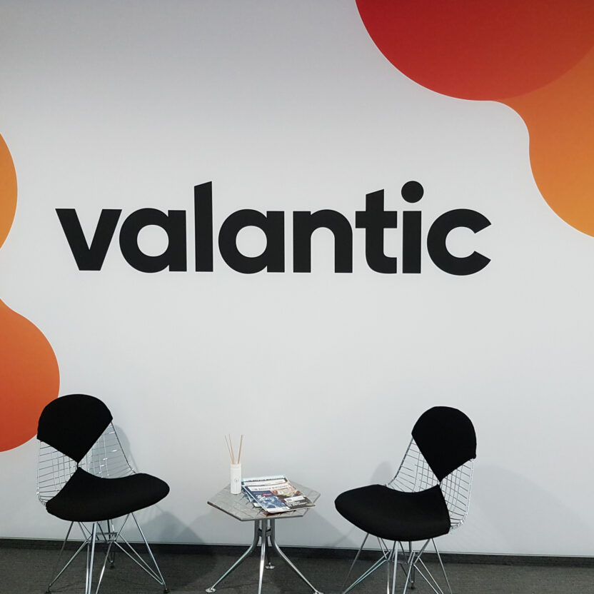 valantic Supply Chain Excellence office in Böblingen, image of the entrance area
