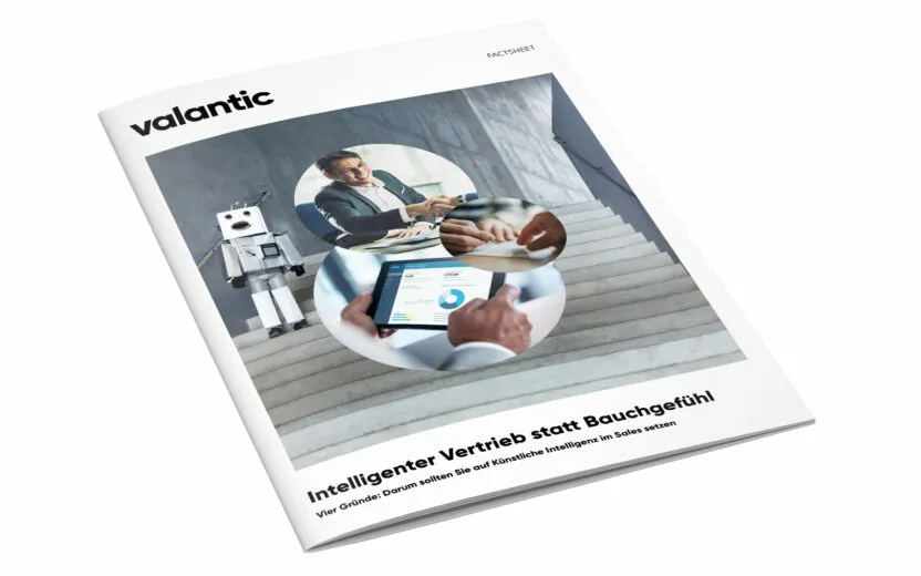 Cover des Factsheets Intelligenter Vertrieb von valantic