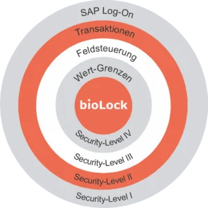 valantic graphic about the SAP security solution bioLock