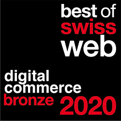 Logo of the Digital Commerce Award: Best of Swiss Web, Bronze 2020