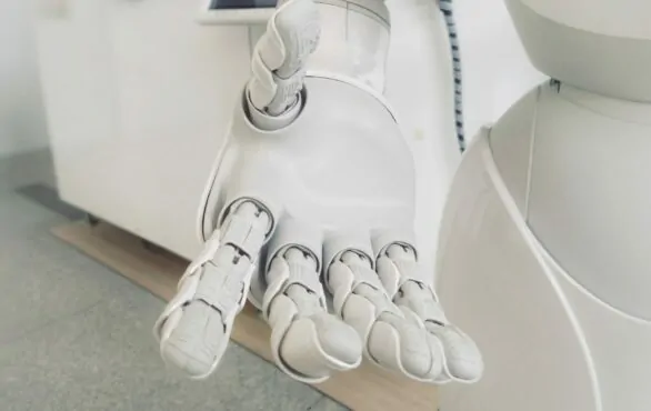 Bild einer Roboterhand, Robotics, KI
