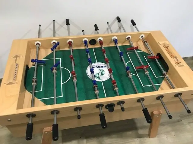 Image of a foosball table in the office of valantic people in Fürth