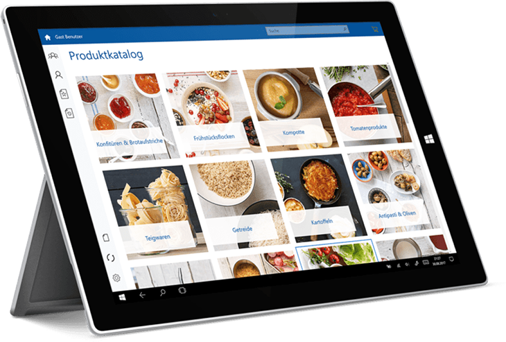 Hero ADM App Surface, Screen Mobile App Verkaufsberater