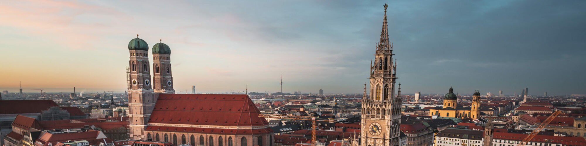 City view of Munich, branch valantic Supply Chain Excellence, valantic GmbH and valantic TS