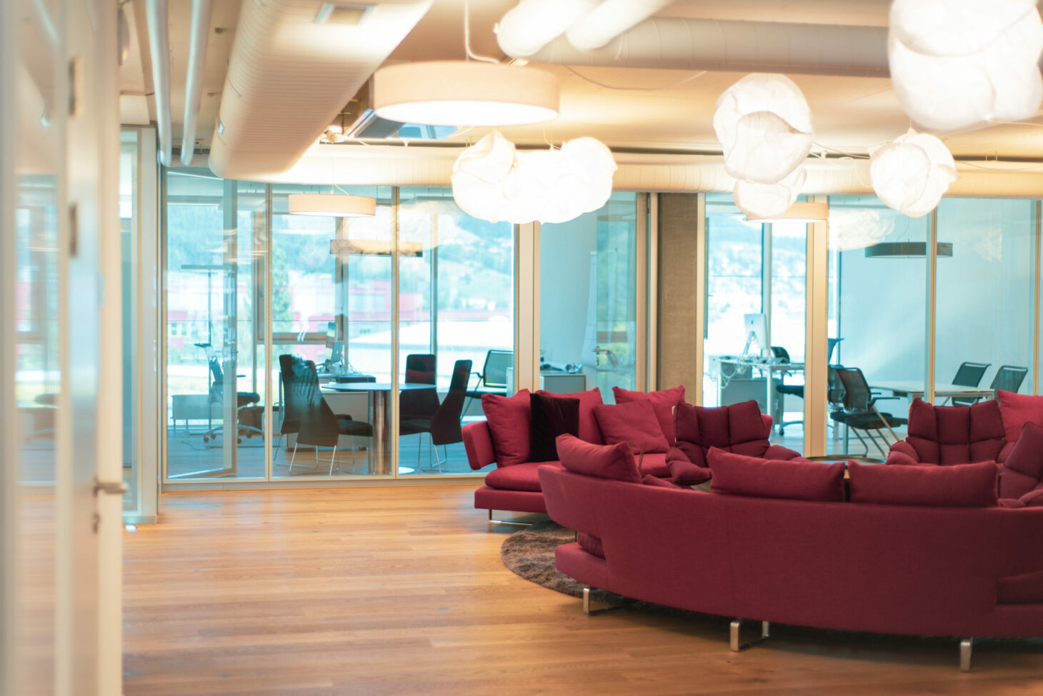 Image of a lounge, valantic Customer Engagement & Commerce (CEC) Switzerland branch in St. Gallen