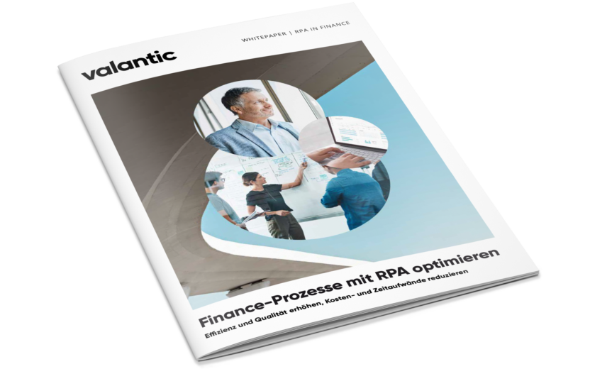 Cover des Whitepapers Finance-Prozesse mit RPA optimieren | KI-Beratung