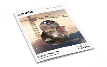 Picture from a magazine, valantic viewpoint "B2B Commerce - a focus on five important trends"