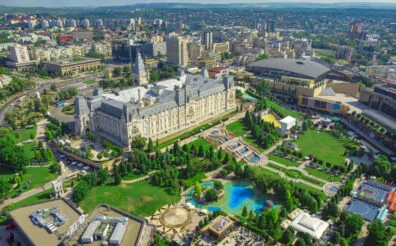 Photo of Iasi city view with Culture Palace