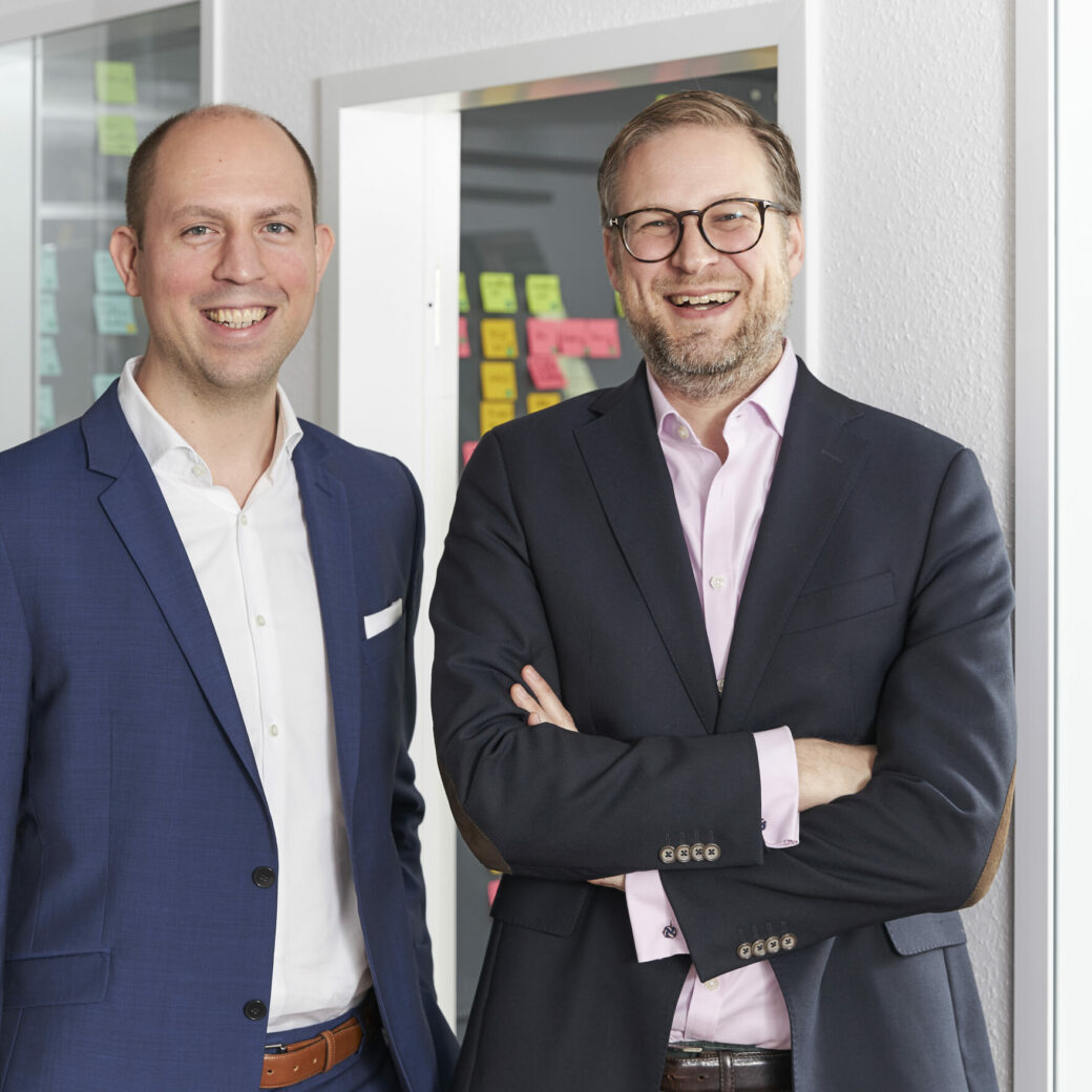 Image of Christoph Nichau and Philipp Wachter, Managing Directors at wdp – a valantic company