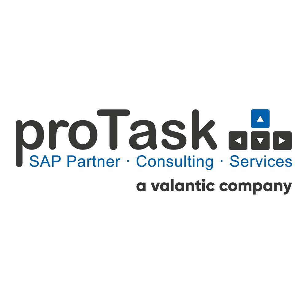 Logo der proTask IT Management GmbH – a valantic company