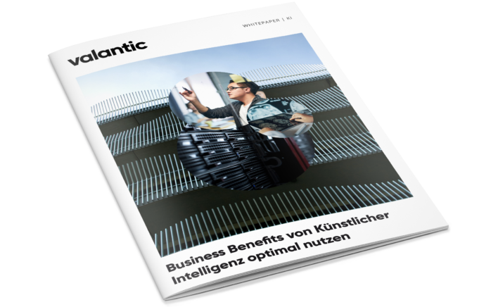 Cover des Whitepapers: Business Benefits von Künstlicher Intelligenz optimal nutzen