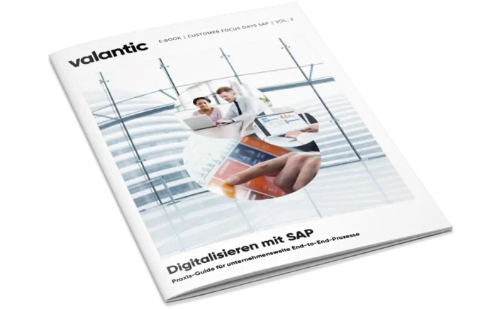 Cover des valantic E-Books: Digitalisieren mit SAP Vol. 2