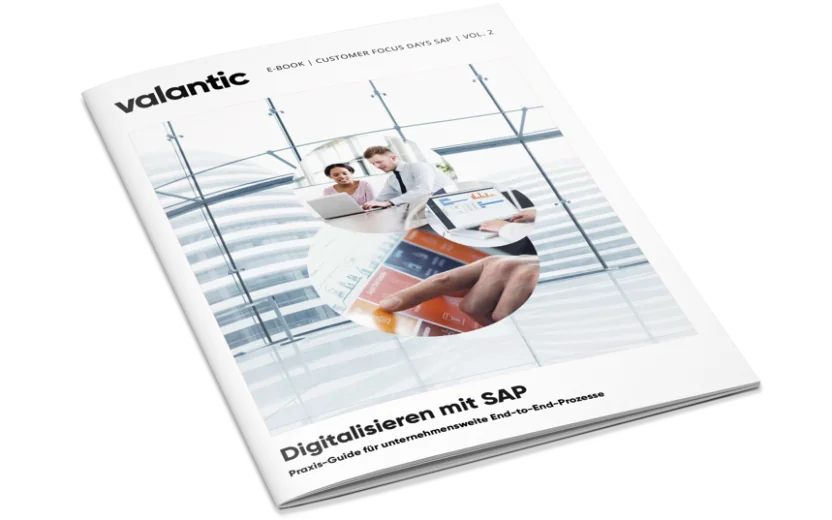 Cover des valantic E-Books: Digitalisieren mit SAP Vol. 2