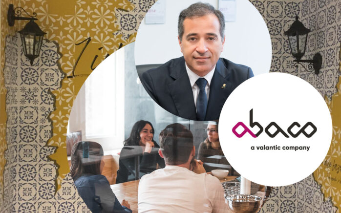 Image of João Moreira, CEO Abaco Consulting, next to it the logo of Abaco - a valantic company; valantic Extends Its SAP Expertise With Abaco