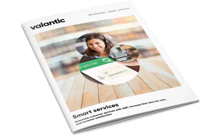 Image of the valantic white paper: Smart services with SAP