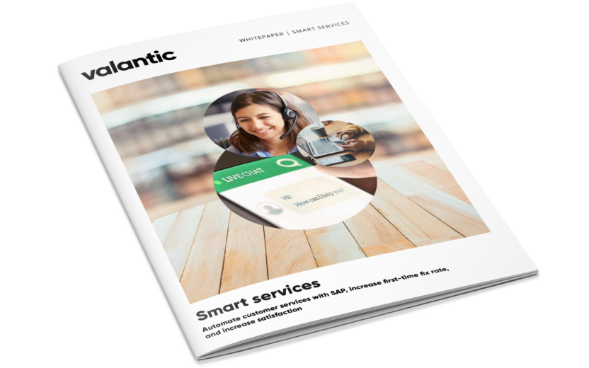 Image of the valantic white paper: Smart services with SAP