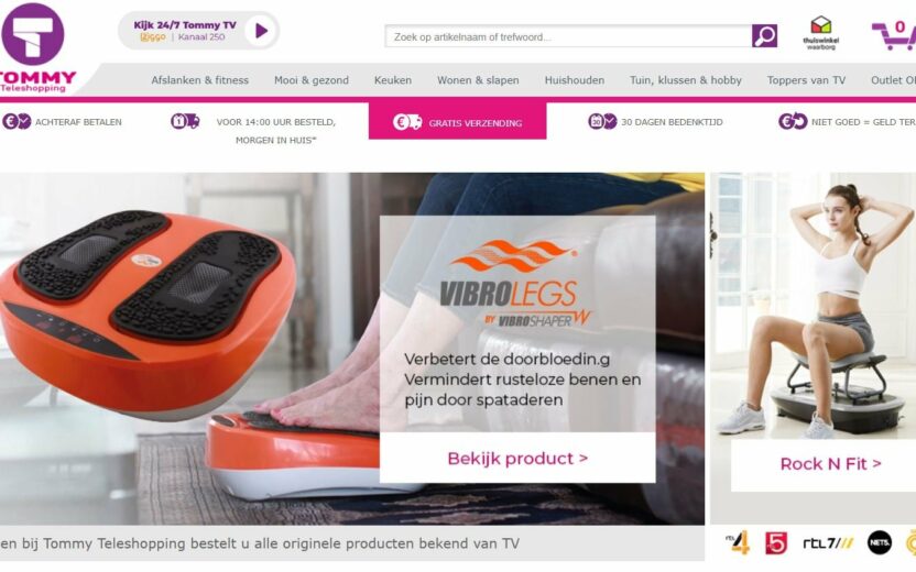 De uitdaging Tommy Teleshopping case