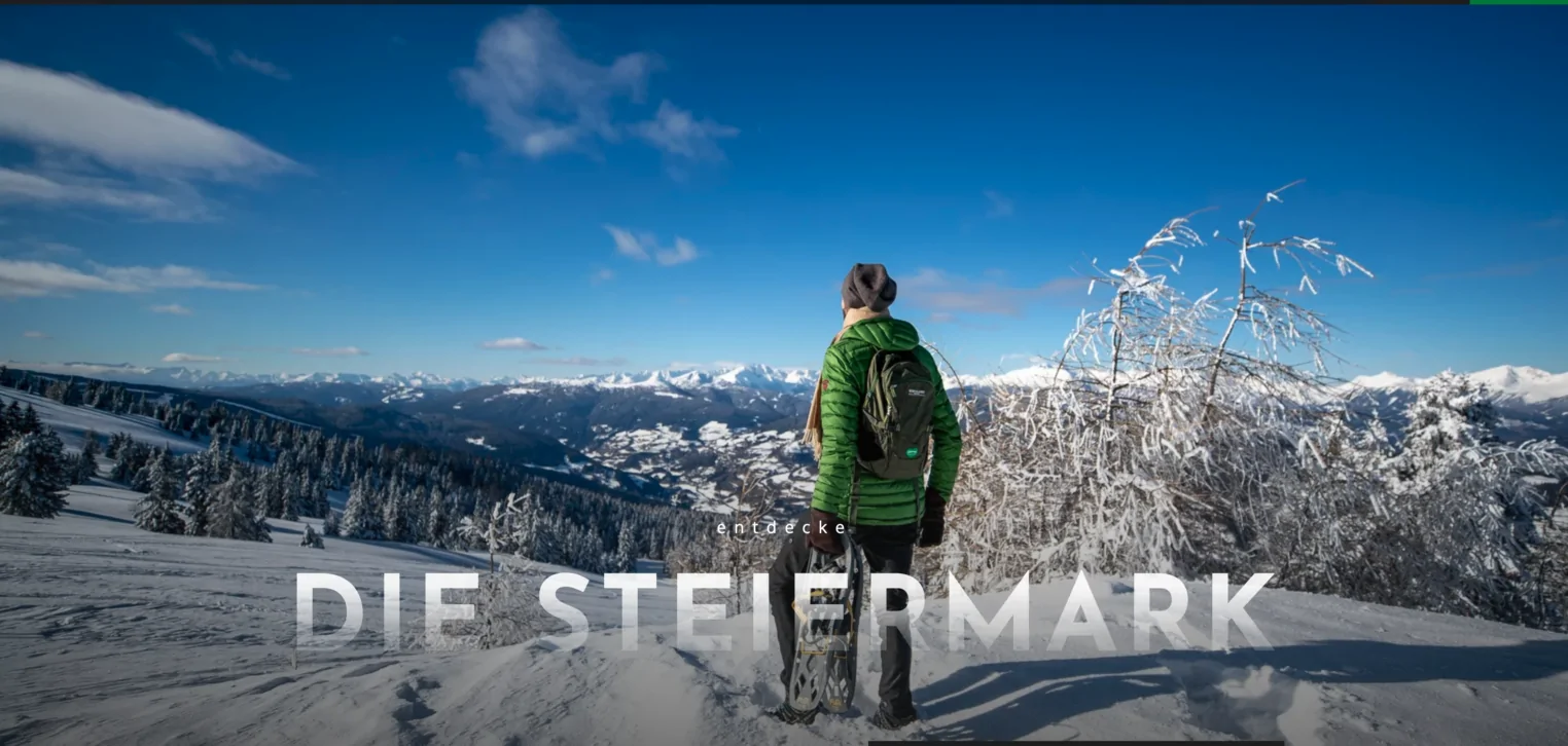 Screenshot of the Steiermark Tourismus website