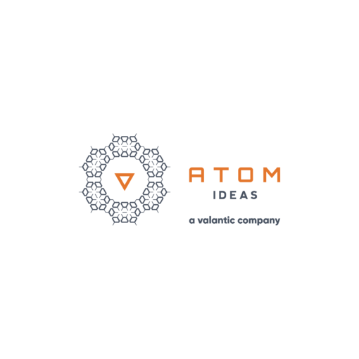 Logo Atom Ideas - a valantic company