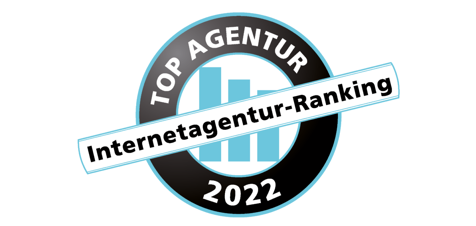 Logo Auszeichnung Top Agentur 2022 - Internetagentur Ranking