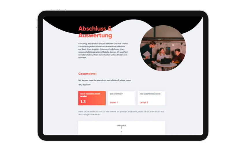 Customer Experience Readiness Tool von valantic