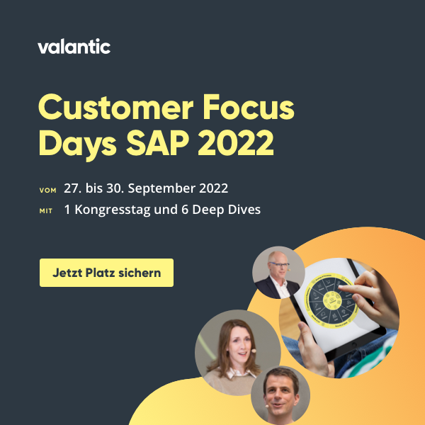 valantic Customer Focus Days SAP 2022