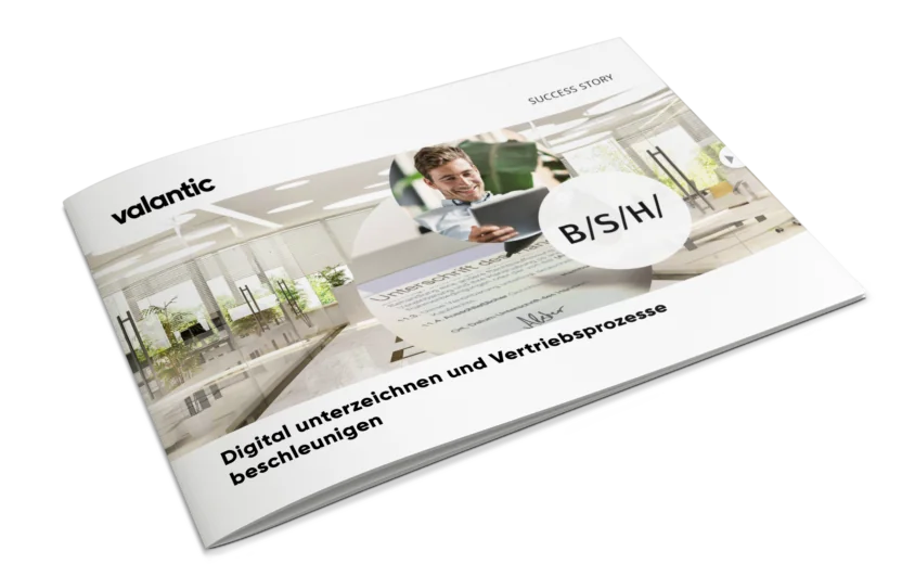 Mockup zur Case Study Vertragsmanagement bei BSH Haushaltsgeräte