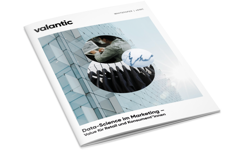 Mockup zum Whitepaper "Data Science im Marketing"