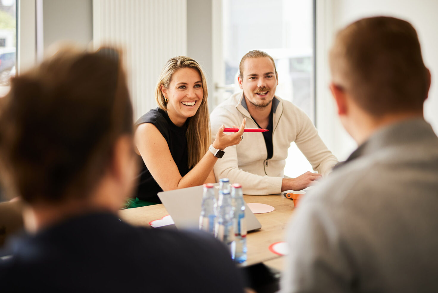 Photo of a strategy development with the experts from valantic CX.