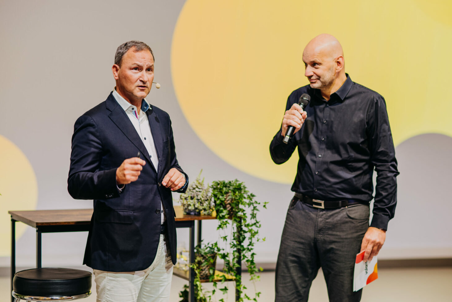Impressionen Customer Focus Days SAP 2022, Karsten Ötschmann und Helge Sanden