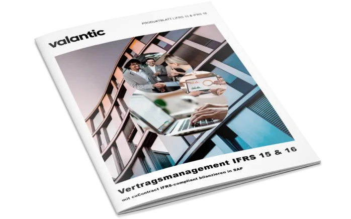 Mockup zum Produktblatt IFRS 15 & IFRS 16