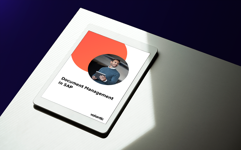 Mockup product sheet document management in SAP