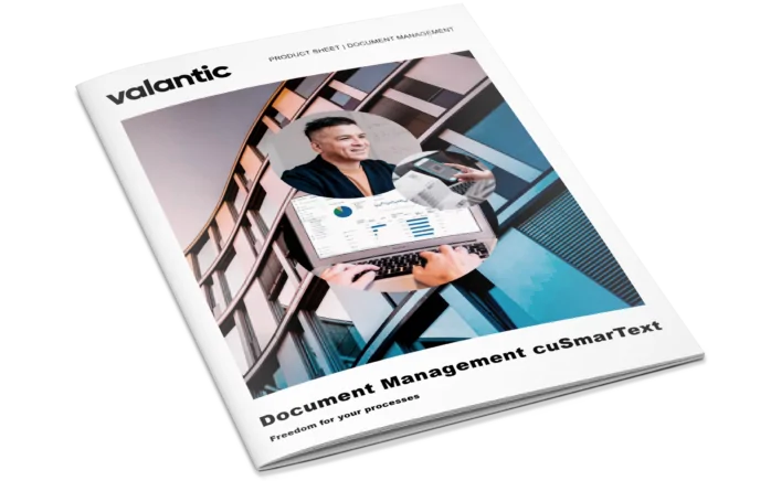 valantic White Paper Cover: Document Management cuSmarText