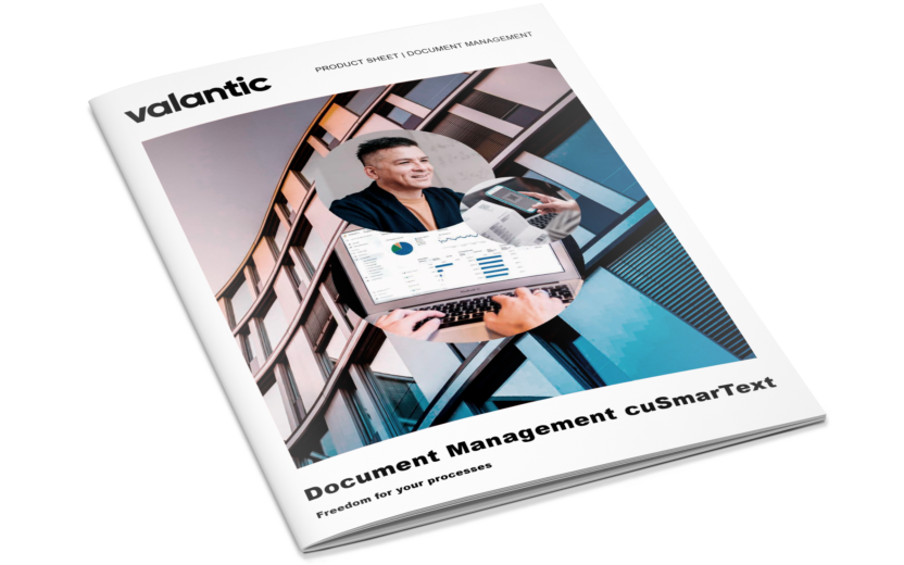 valantic White Paper Cover: Document Management cuSmarText