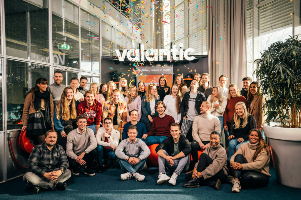 team valantic nl met confetti