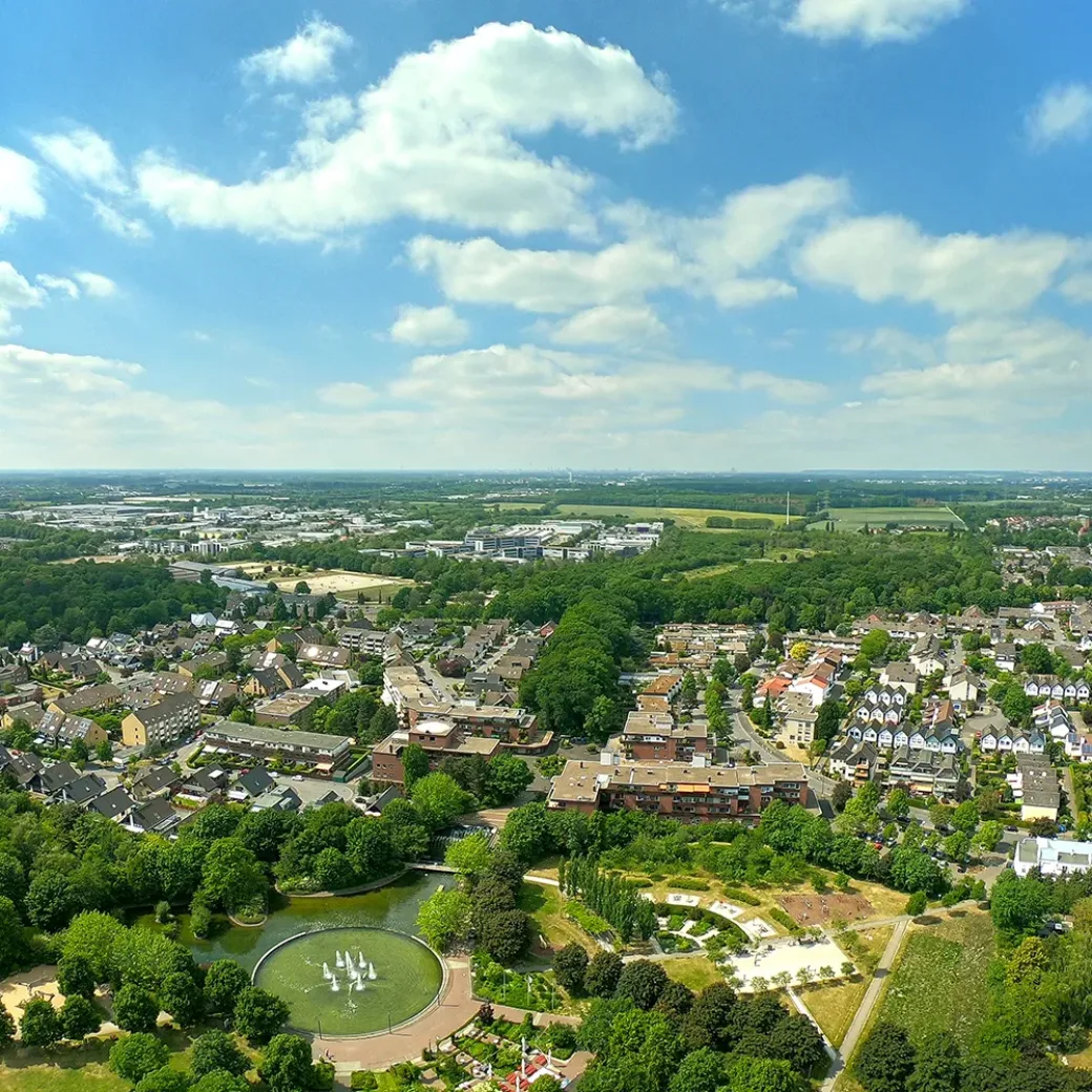 Stadtansicht Langenfeld im Rheinland, Niederlassung valantic ERP & NEXUS United, a valantic company