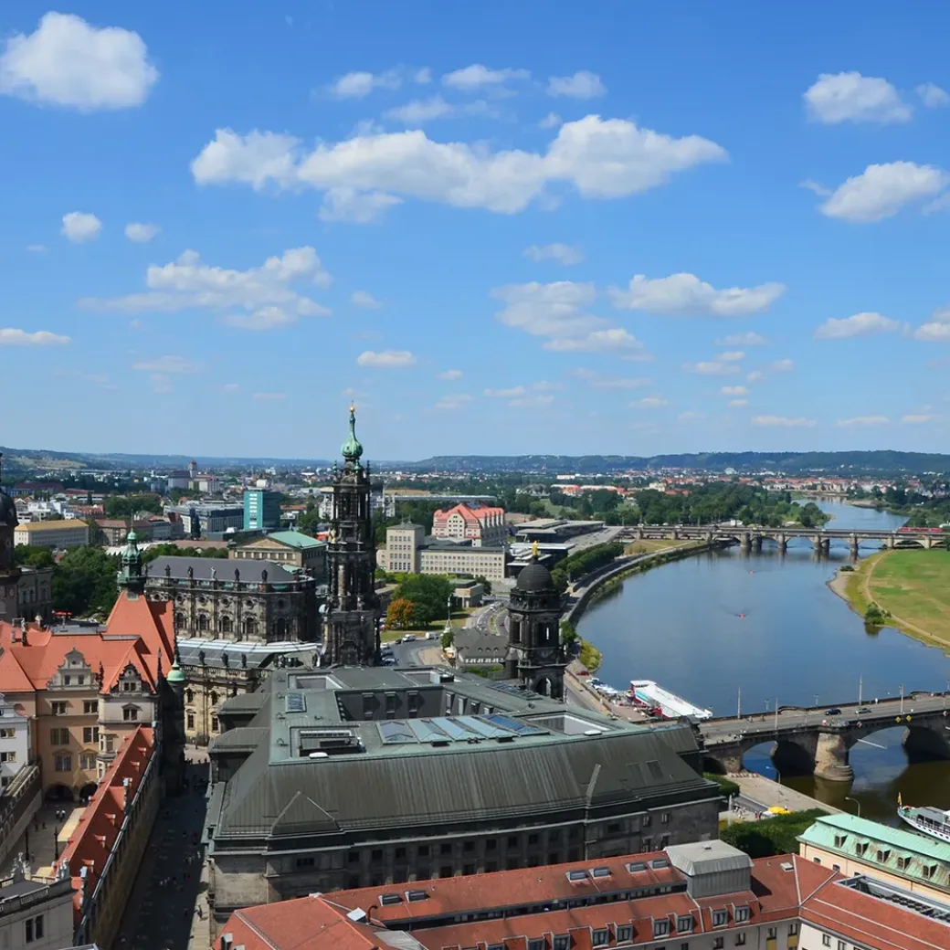 Stadtansicht Dresden, Niederlassung valantic ERP Consulting Dresden