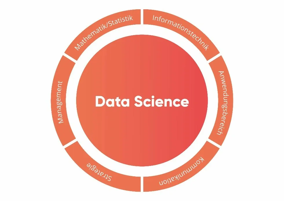 Grafik Nötige Kompetenzen in einem Data-Science-Projekt