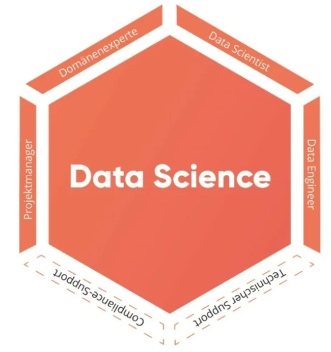 Grafik Rollen in einem Data-Science-Projekt
